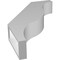 Ekena Millwork 3 1/2-in. W x 16-in. D x 24-in. H Funston Architectural Grade PVC Knee Brace BRCP035X16X24FST - alternate 2